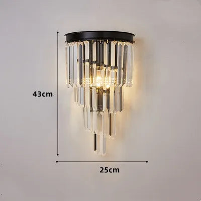 applique murale en cristal design pour éclairage moderne de la maison - vue 10 sur 21