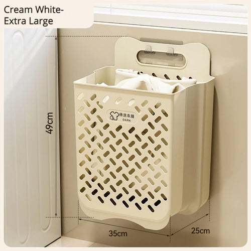 panier à linge pliable et mural pour rangement pratique - vue 15 sur 17