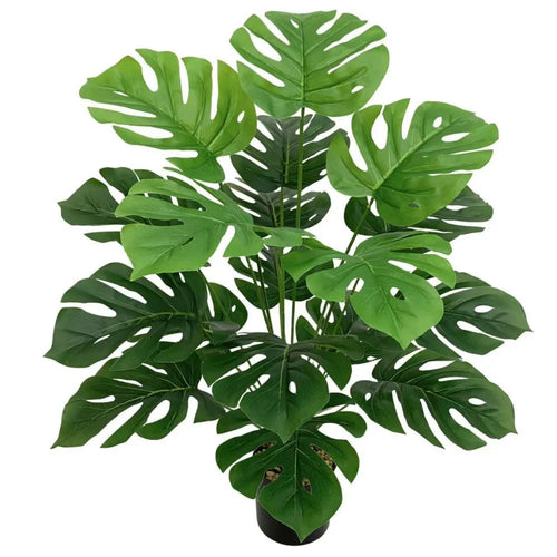 plantes artificielles grandes feuilles décoratives pour intérieur et bureau - vue 15 sur 24