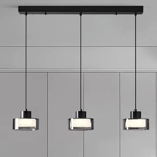 lustre led décoratif suspension éclairage intérieur moderne - vue 2 sur 10
