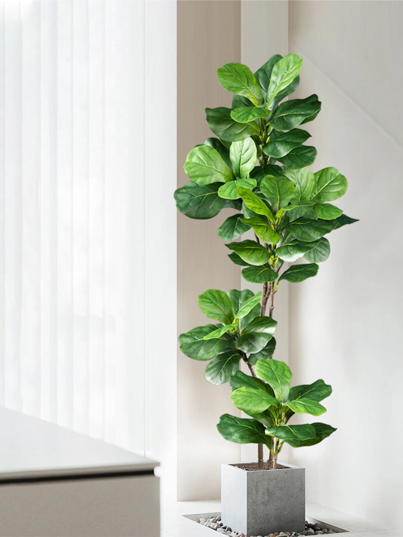 grand arbre ficus artificiel pour décoration intérieure et extérieure - vue 2 sur 10