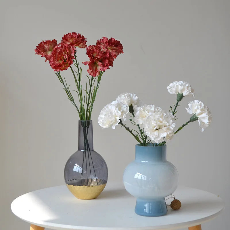 arrangement floral automnal en œillet artificiel pour décorations festive - vue 3 sur 12