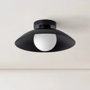 Plafonniers LED nordiques lampes d'abat-jour en métal coloré pour chambre salon vestiaire couloir allée entrée balcon lumière