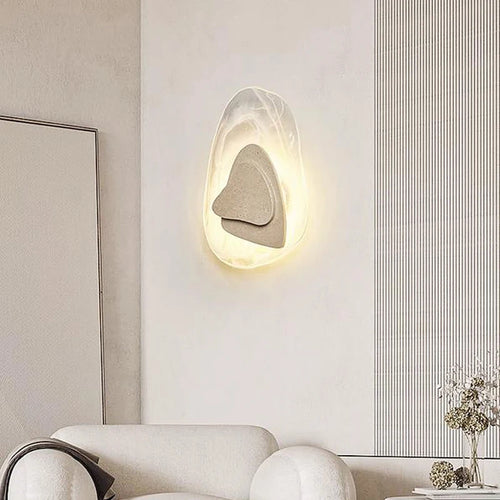 Applique murale en pierre de verre créative scandinave - vue 4 sur 8
