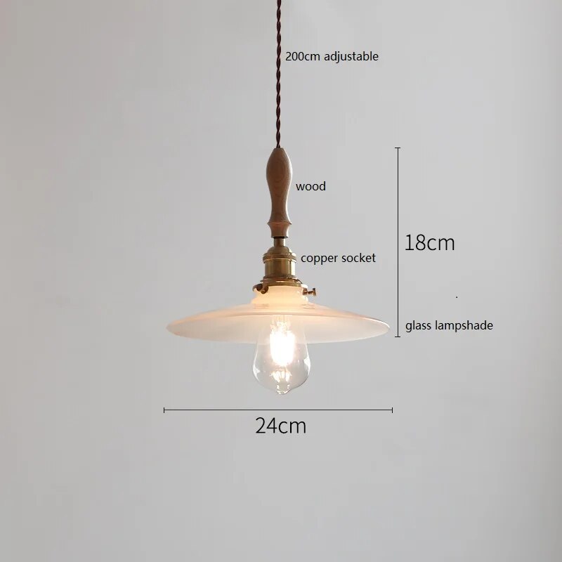 Suspension design led papillon céramique et bois - vue 24 sur 30