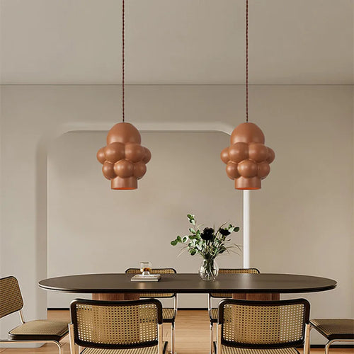 Suspension LED design Nordique Wabi Sabi - vue 4 sur 9
