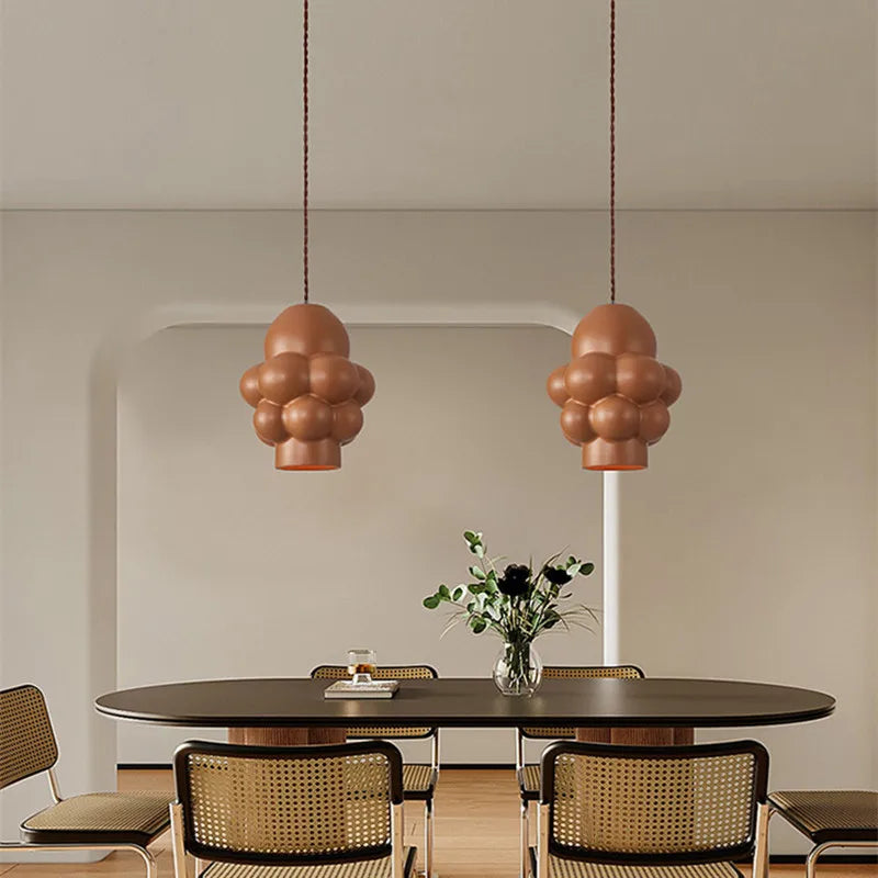 Suspension LED design Nordique Wabi Sabi - vue 3 sur 9