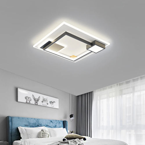 plafonnier led rectangulaire minimaliste nouvelle collection 2022 - vue 5 sur 11