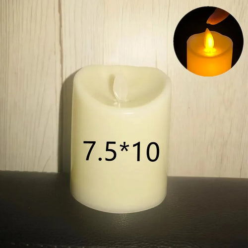 lampe à bougie électrique sans flamme pour décorations de mariage et fêtes - vue 10 sur 14