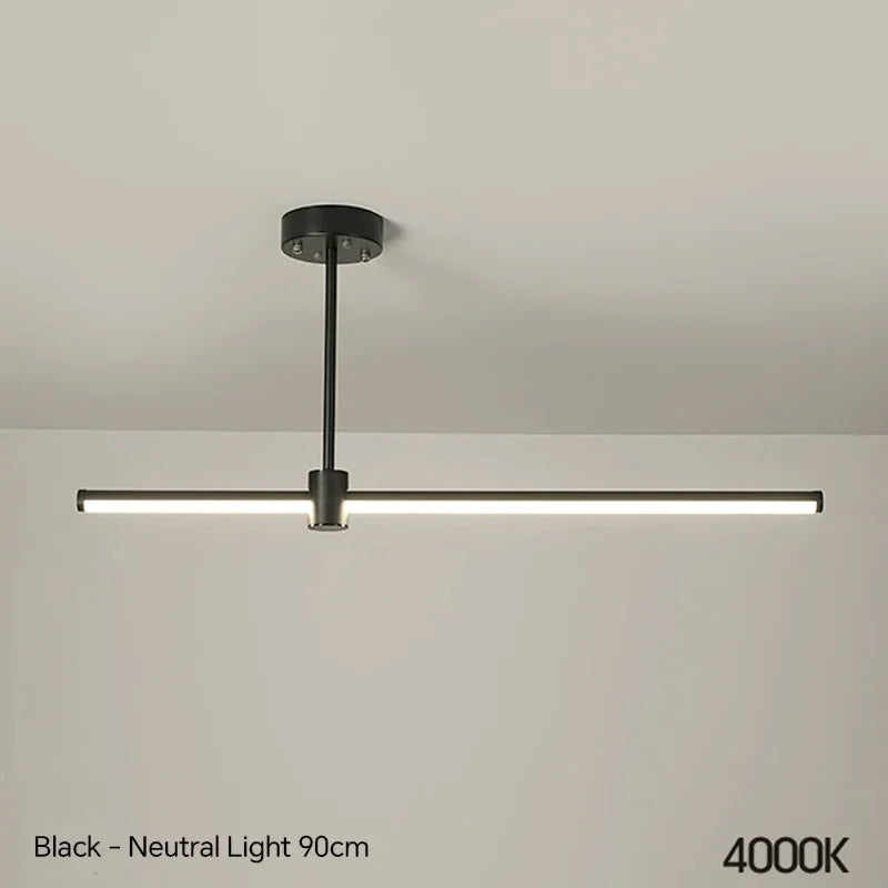 lustre moderne à led pour décoration intérieure élégante - vue 4 sur 9