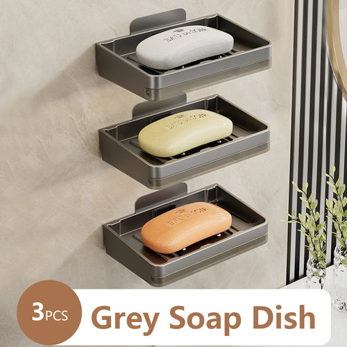 support mural pour porte-savon et accessoires de salle de bain - vue 9 sur 14
