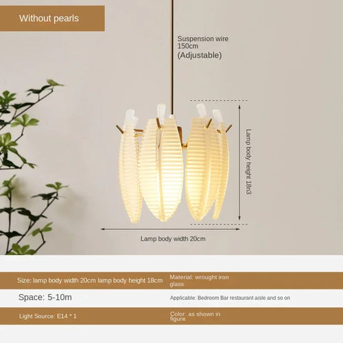 lustre léger en verre cristal pour éclairage moderne - vue 24 sur 30