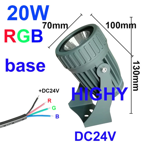 éclairage de jardin à led rgb étanche pour extérieur - vue 15 sur 17