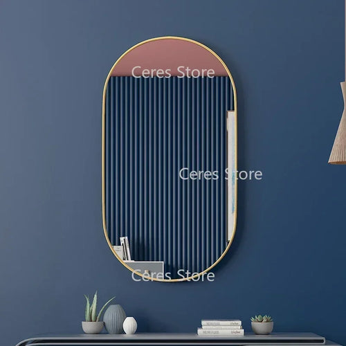 miroir décoratif suspendu pour salle de bain et maquillage - vue 9 sur 8
