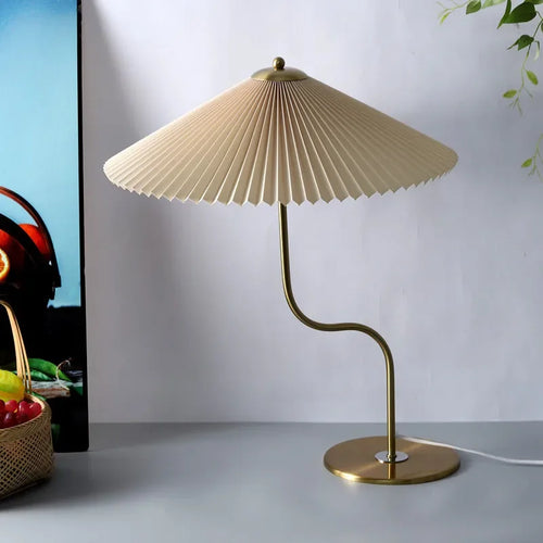 lampe à poser rétro en forme de parapluie décoratif pivotant - vue 13 sur 12