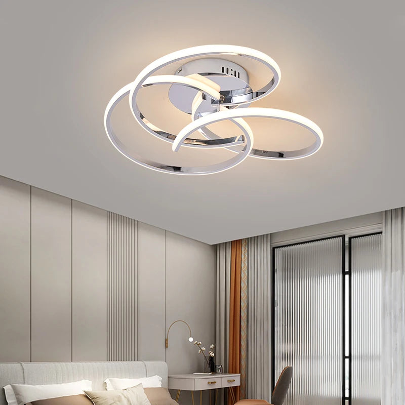 plafonnier moderne design créatif à leds pour intérieur - vue 6 sur 13