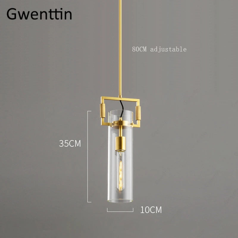 suspension moderne en métal et verre style industriel décor intérieur - vue 8 sur 10