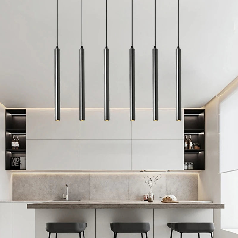 lampe led suspendue au style simple et moderne haut de gamme - vue 1 sur 10