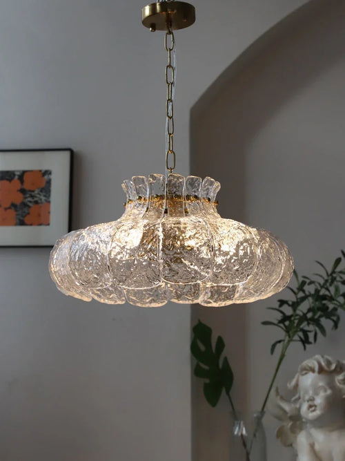 lustre rétro en verre style américain pour décoration intérieure - vue 2 sur 7