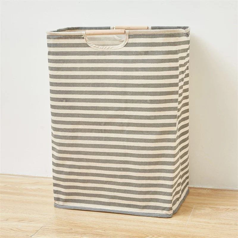 panier de rangement pliable pour linge sale avec poignée - vue 10 sur 12