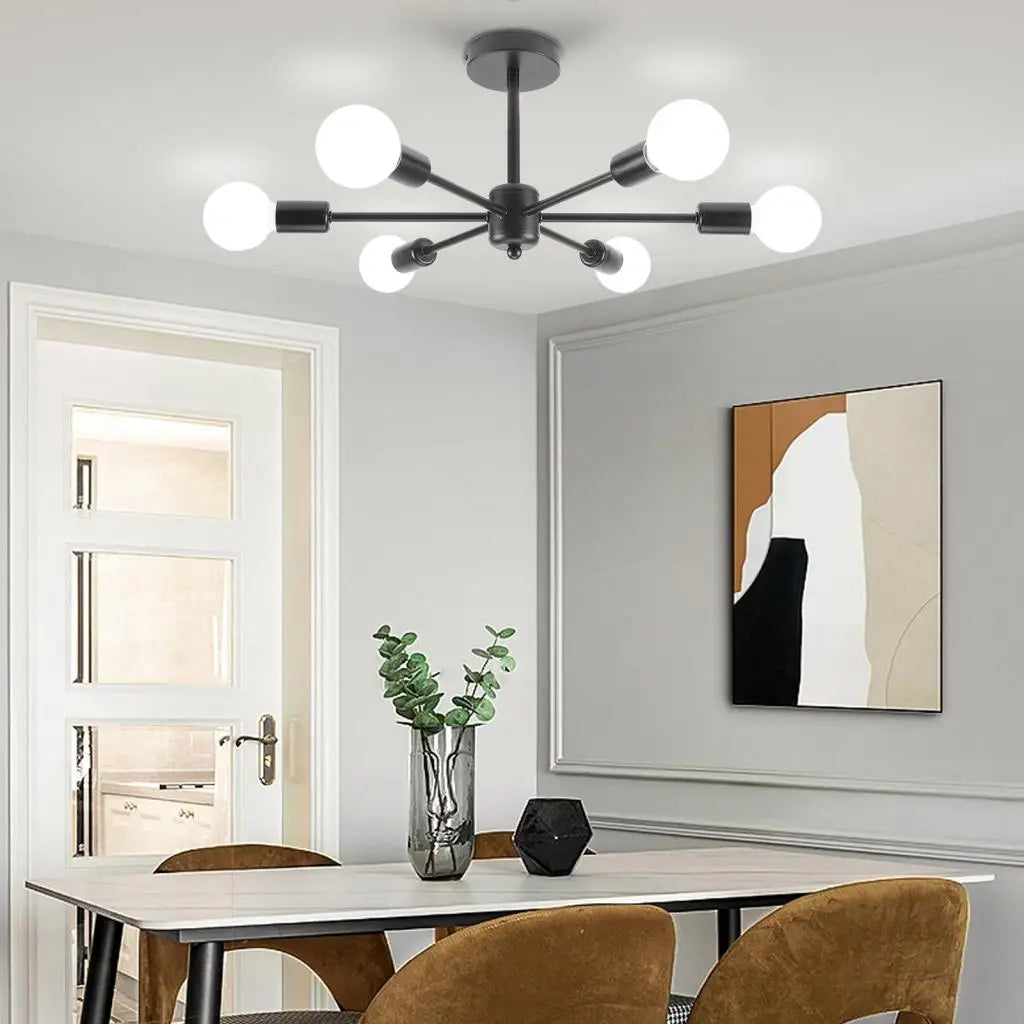 lustre led moderne pour un éclairage d'intérieur élégant - vue 6 sur 10