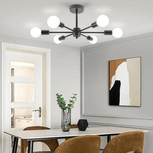lustre led moderne pour un éclairage d'intérieur élégant - vue 6 sur 10