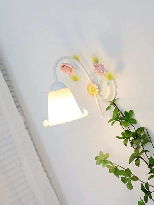 applique murale moderne fleurs pour décoration lumineuse chaleureuse - vue 4 sur 8