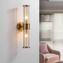 applique murale moderne luxe en cristal doré à led