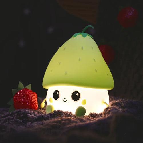 Lampe Veilleuse Led en forme de fruit en Silicone - vue 4 sur 9