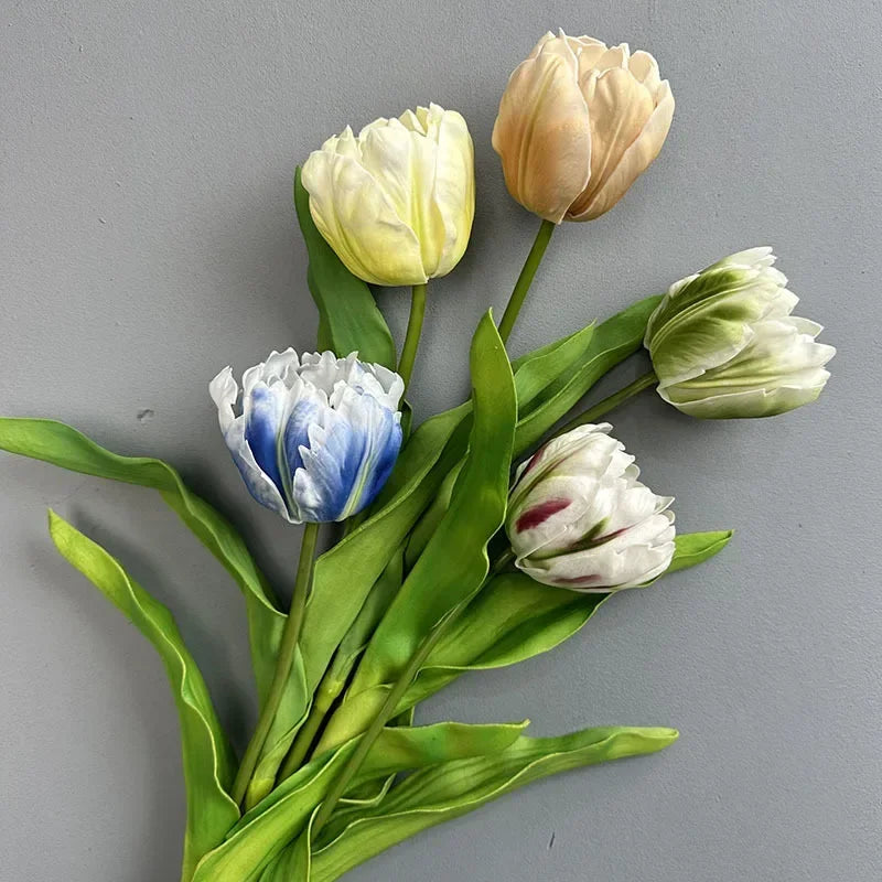 fleurs artificielles tulipes pour décoration festive et vacances - vue 6 sur 11