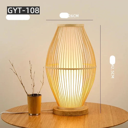 Lampe de Table japonaise Tatami Club Zen - vue 14 sur 13