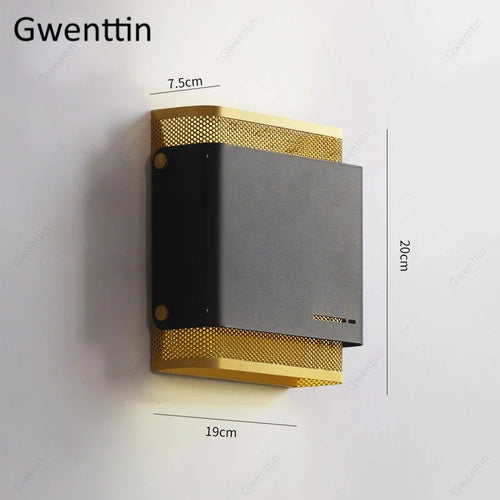 applique murale moderne nordique à led pour intérieur élégant - vue 8 sur 7