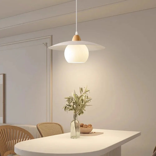 suspension moderne à bras oscillant led mobile - vue 6 sur 30