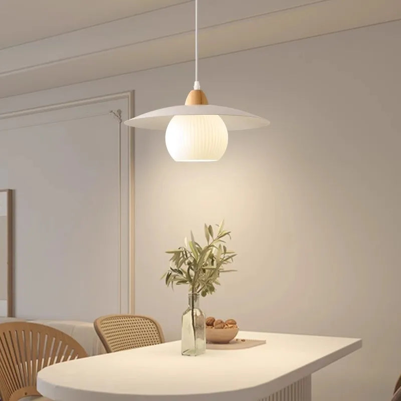 suspension moderne à bras oscillant led mobile - vue 5 sur 30