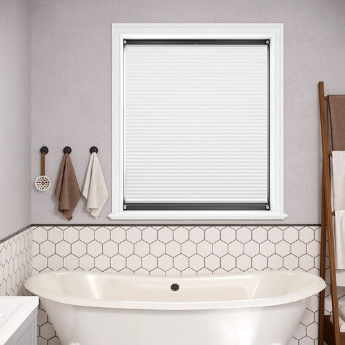 Store plissé sans perçage protection solaire fenêtre intérieur - vue 3 sur 6