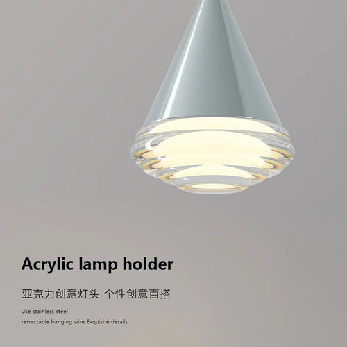 applique murale led conique pour salon bureau et éclairage créatif - vue 4 sur 12