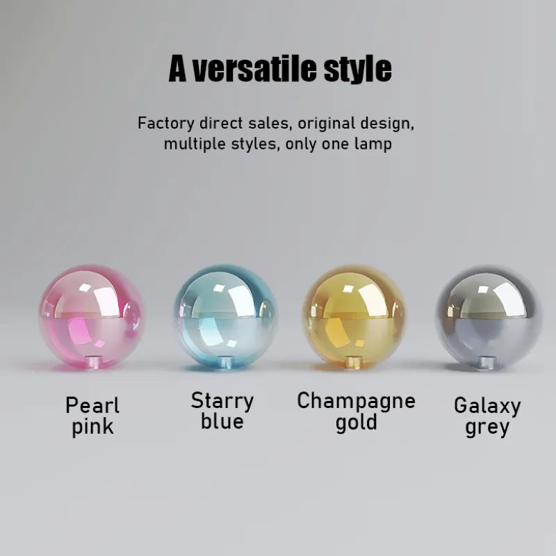 SANDYHA Lamparas modermas de techo Lampe de lustre boule de verre multicolore lumière LED ferronnerie Art lampara pour chambre salle à manger - vue 5 sur 14