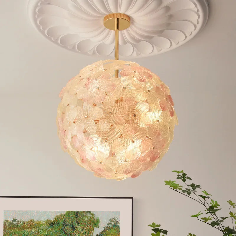 suspension moderne en verre pour décoration intérieure design rétro - vue 1 sur 14