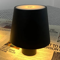 lampe de table portable en forme de bouteille de vin led amovible pour bar