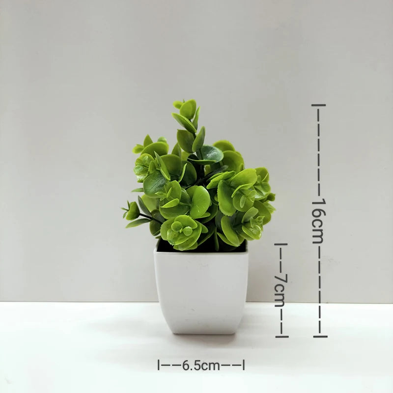 plante artificielle en pot pour décoration de bureau et jardin - vue 41 sur 45