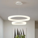 lustre circulaire à led design nordique moderne et créatif