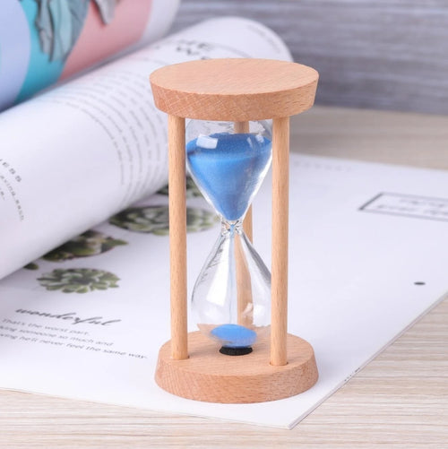 sablier en bois minuterie décorative pour enfants et anniversaires - vue 13 sur 12