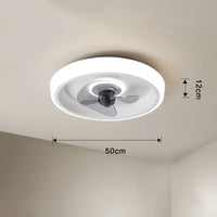 ventilateur silencieux à lames invisibles avec éclairage intégré