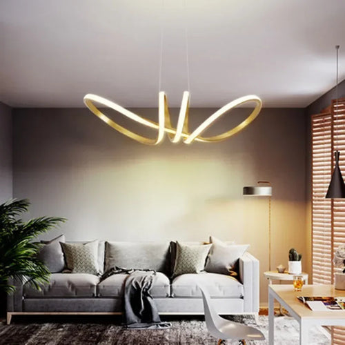 suspension moderne à led pour décoration intérieure élégante - vue 6 sur 13