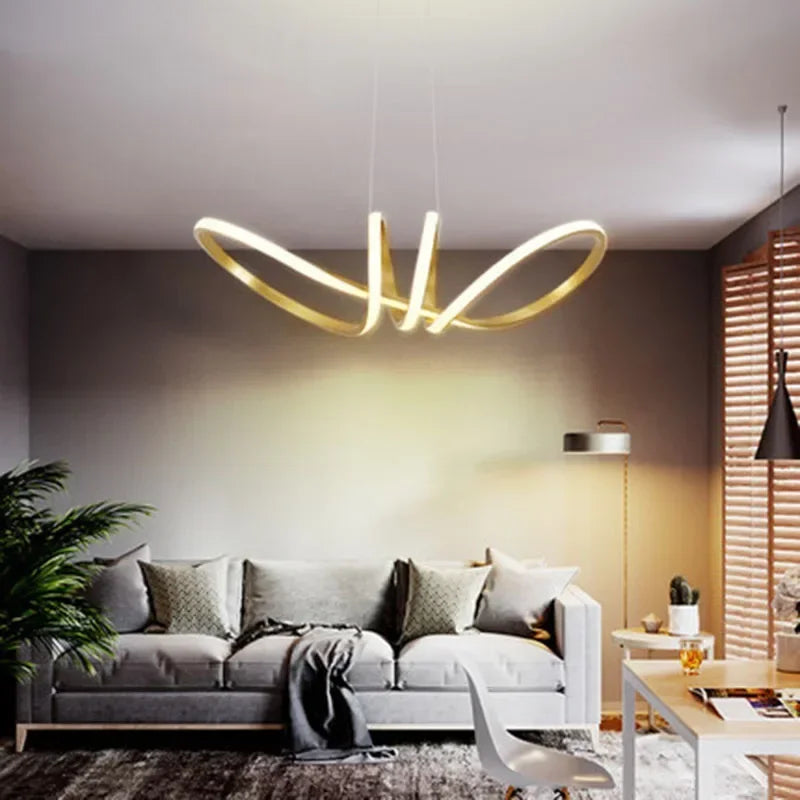 suspension moderne à led pour décoration intérieure élégante - vue 6 sur 13