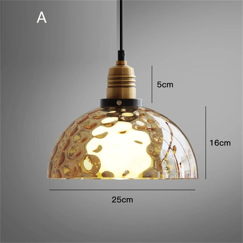 suspension modernes en verre pour éclairage de plafond - vue 10 sur 10