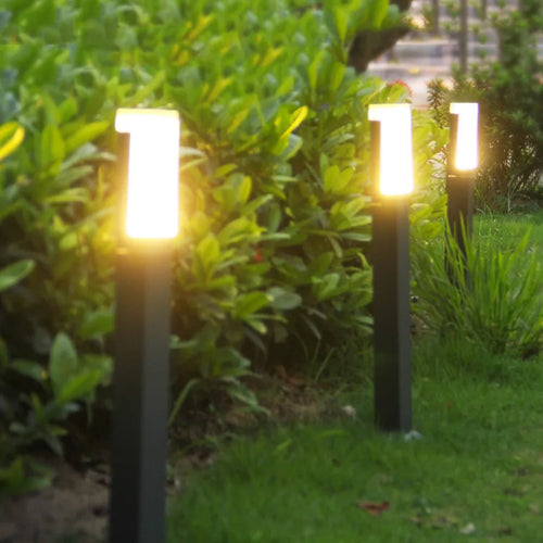lampadaire extérieur détecteur de mouvement étanche pour jardin - vue 4 sur 18