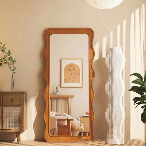miroir de courtoisie en bois luxe pour décoration intérieure - vue 2 sur 7