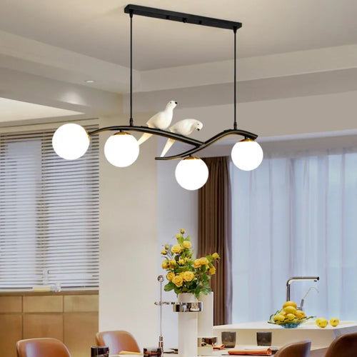 suspension design moderne forme oiseau scandinave décoratif winfordo - vue 5 sur 18