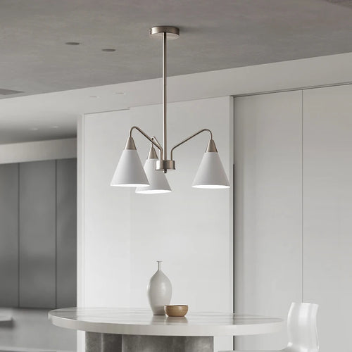 lustre rétro de style médiéval design minimaliste en fer - vue 4 sur 8